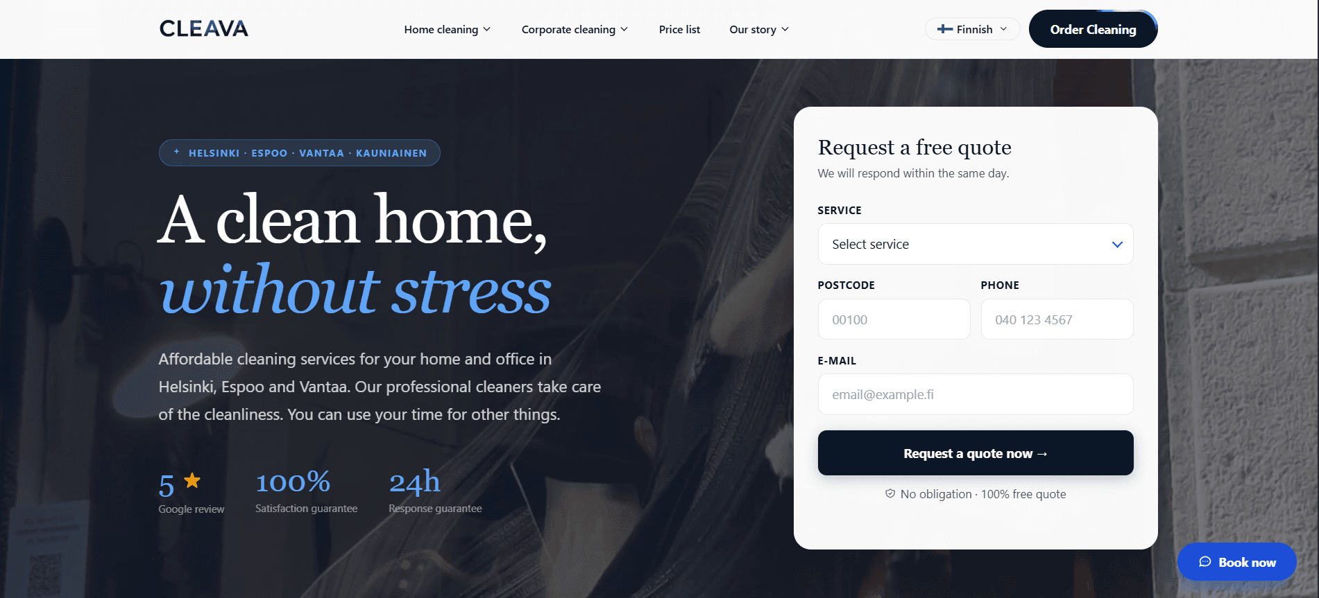 Cleava — Cleaning Services Platform (Finland)
