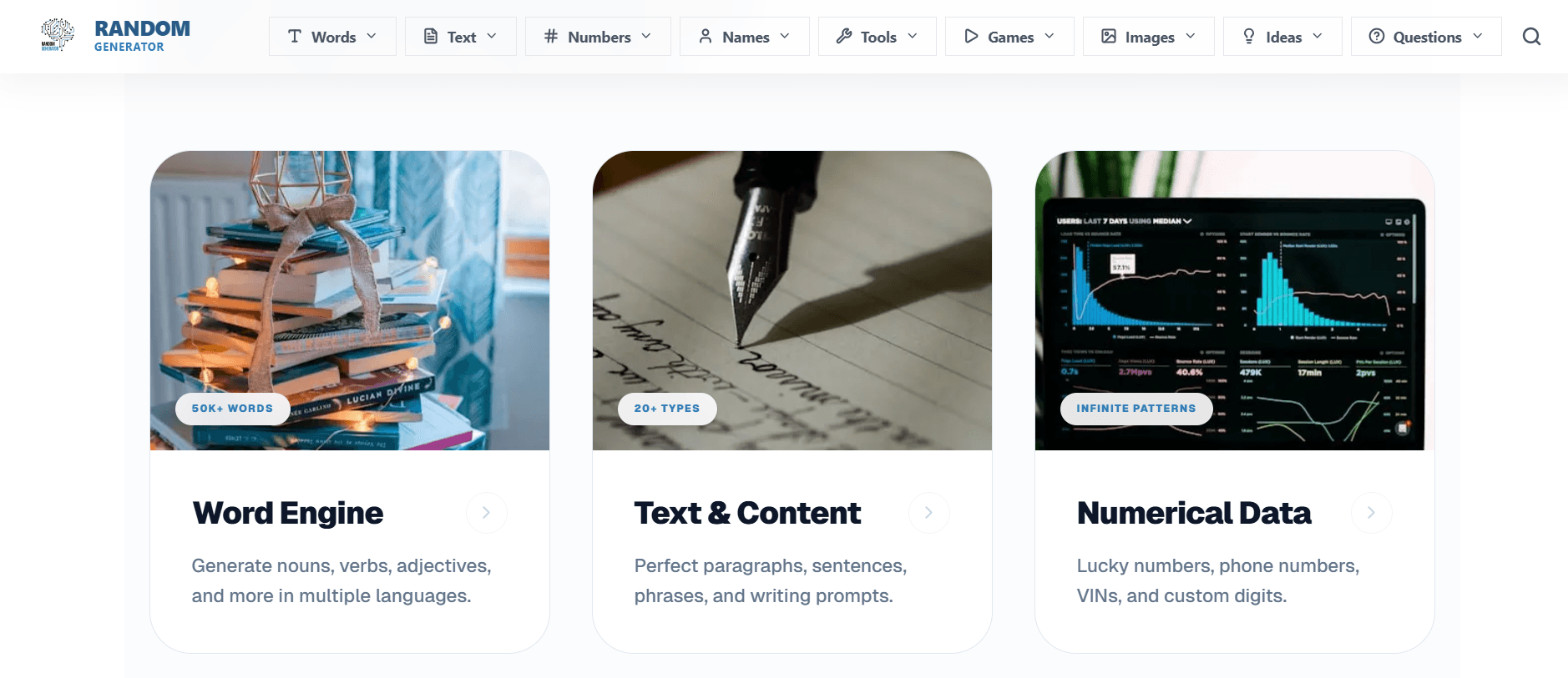 Random Generator — Online Utility Platform